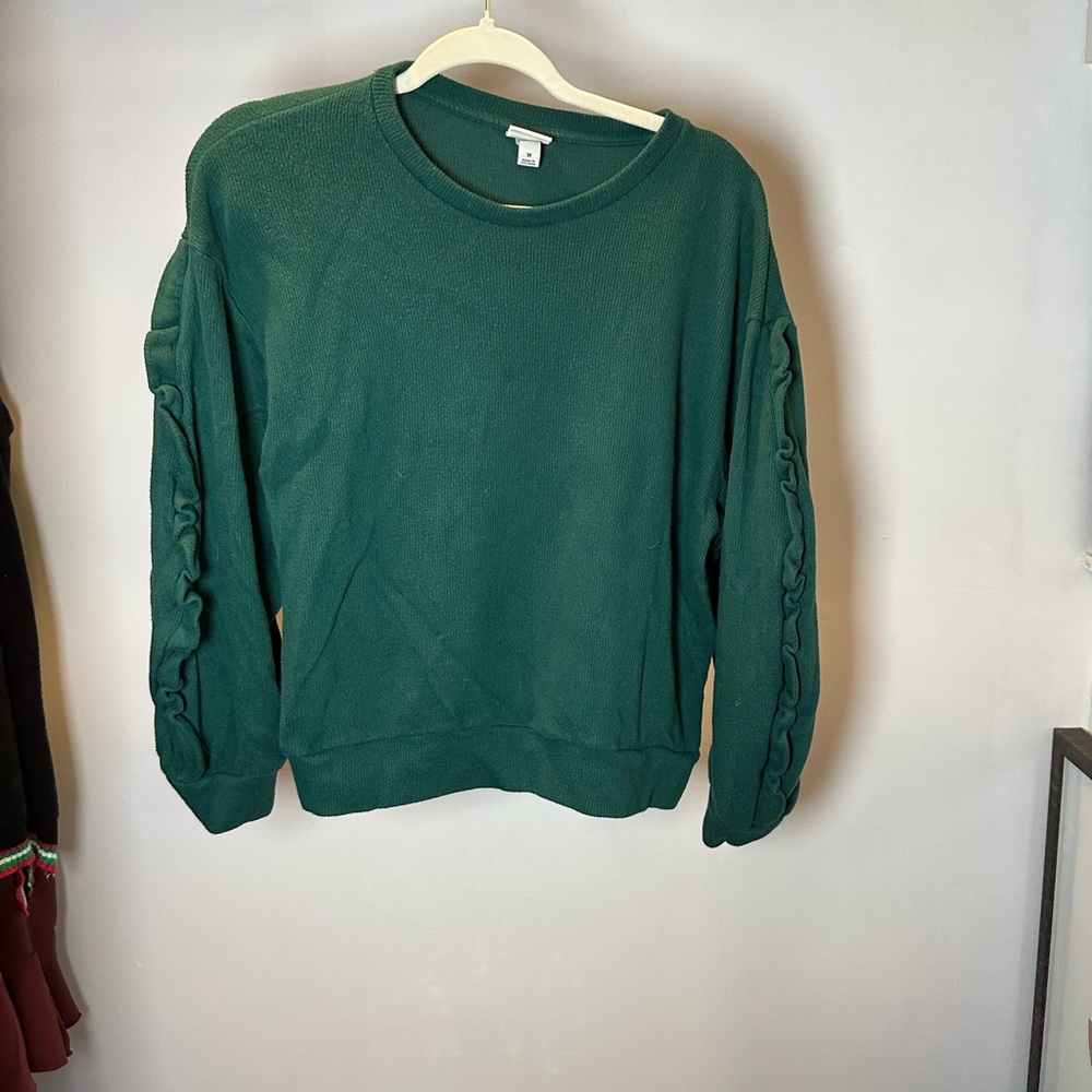 a new day Green Sweater